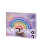 Neon-Effect LED Lamp - It's a Sign - Rainbow