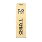 Chilly's 3 Reusable Stainless Steel Straws