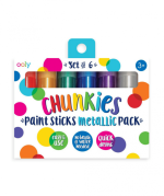 Chunkies Paint Sticks - Metallic - Set Of 6