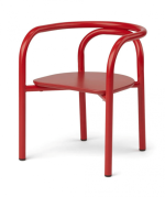 Baxter Chair, Apple Red