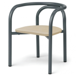 Baxter Chair, Natural Whale Blue Mix