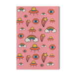UFO's In The Sky Notebook 17x25