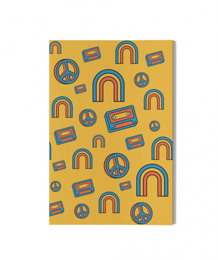 18982 90's Music Notebook 17x25 - Image 1
