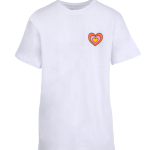 White T-Shirt - Look At My Heart