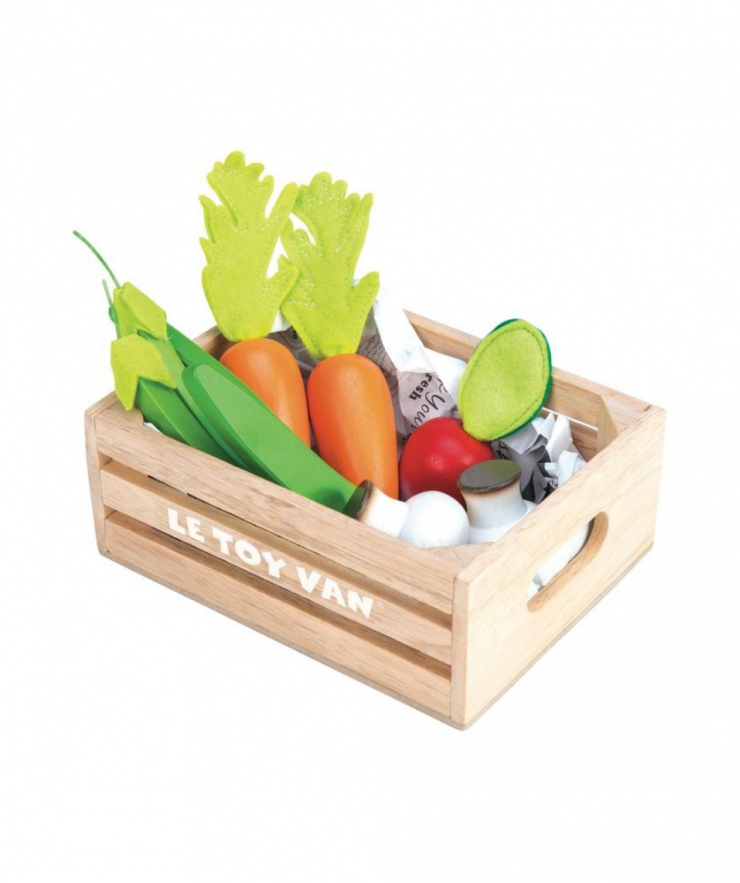 12392 Le Toy Van Vegetables '5 a Day' Crate - Image 1