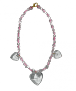 Mamacita XL Heart Necklace - White
