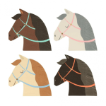 Meri Meri Horse Napkins