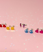 Anastasia Kessaris for The Wonder Room Lilac Lightning Bolt Earrings - Image 5