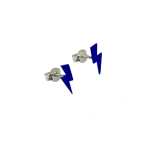 Anastasia Kessaris for The Wonder Room Blue Lightning Bolt Earrings