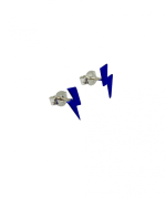 Anastasia Kessaris for The Wonder Room Blue Lightning Bolt Earrings