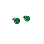 Anastasia Kessaris for The Wonder Room Green Smiley Face Earrings