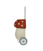 Rattan Mushroom Luggy, Red - Image 4