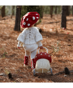 Rattan Mushroom Luggy, Red - Image 2