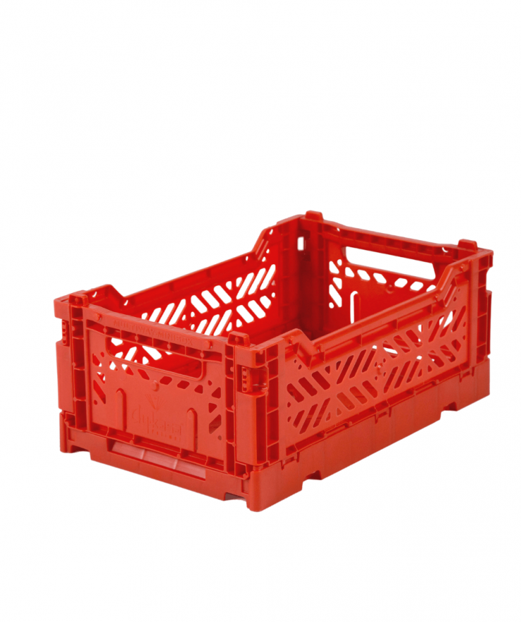 17375 Mini Folding Crate - Red - Image 1