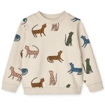Thora Printed Sweatshirt, Leopard Multi Mix