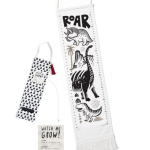 Growing Wild Textile Growth Chart - Dino