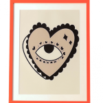Heart - Framed Art Print, 50x39cm
