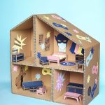 Cardboard Play House Boys