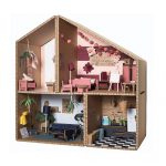 Cardboard Play House Girls