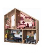 Cardboard Play House Girls