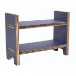 Cardboard Bunk Bed Navy