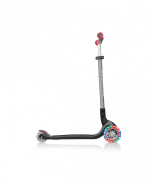 Globber Scooter Elite Master Lights Black-Red - Image 2
