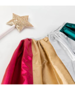 Meri Meri Metallic Rainbow Cape & Wand - Image 3