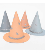 Meri Meri Pastel Halloween Mini Witch Hats (set of 8) - Image 4