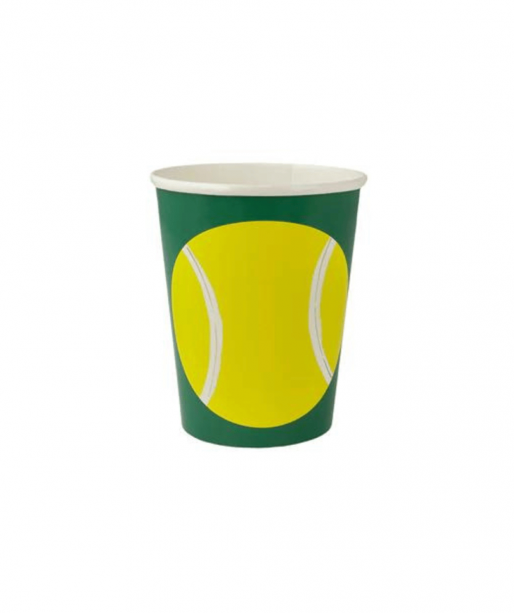 17817 Meri Meri Tennis Cups (x8) - Image 1