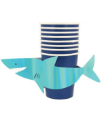 Meri Meri Shark Cups (x8) - Image 3