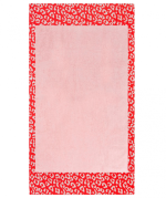 Red Leopard Pink, Head 2 Toe Beach Towel
