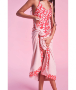 Red Leopard Pink, Head 2 Toe Beach Towel - Image 4