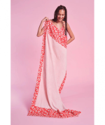 Red Leopard Pink, Head 2 Toe Beach Towel - Image 2