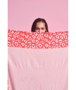 Red Leopard Pink, Head 2 Toe Beach Towel - Image 6