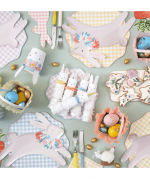 Meri Meri Gingham Dinner Plates (set of 12) - Image 2