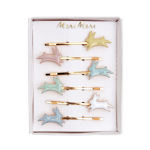 Meri Meri Bunny Enamel Hair Slides (set of 6)