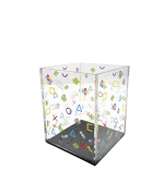 Game On Plexiglass Pencil Cup