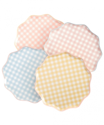 Meri Meri Gingham Dinner Plates (set of 12)