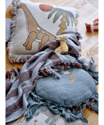 Lupo Cushion, Nature, Recycled Cotton - Image 2