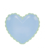 Meri Meri Pastel Heart Large Plates (x8) - Image 8