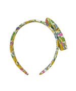 Large Bowtie Hairband - Liberty Organic Betsy A - Image 2