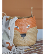 Fritse Basket, Orange, Seagrass - Image 2