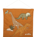Isak Wall Decor, Brown, Cotton