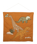 Isak Wall Decor, Brown, Cotton