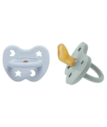 Set of 2 Orthodontic Pacifiers - Cottage Blue & Gorgeous Grey (3-36 months) - Image 2