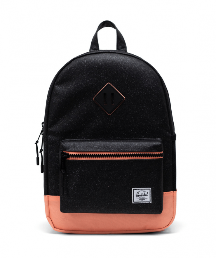 09692 Heritage Youth Black Sparkle/Neon Peach - Image 1