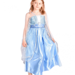 Princess Dress Of Snow With Cape