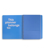 To Do Planner, Berry Butterfly White - Image 2