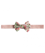 Small Bowtie Bow - Elastic Hairband - Liberty D'Anjo C