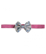 Small Bowtie Bow - Εlastic Ηairband - Liberty Eloise D